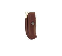 Etui En Cuir Marron Avec Fusil Max Capdebarthes