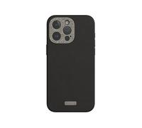 Coque En Cuir Slim Pour Iphone 15 Pro Compatible Magsafe Moshi Noir