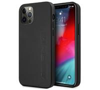 Étui en cuir noir AMG pour iPhone 12 Pro Max