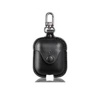 étui en cuir noir pour Apple AirPods 2, accessoires pour AirPods 1 et 2, pochette de rangement pour