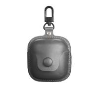 Étui en cuir noir pour JBL TUNE 220tws, housse de protection Portable avec porte-clés, boîte de chargement de casque Bluetooth