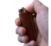 Étui en Cuir Plus léger - Porte-Porte-Creux de la Pochette à la Vache | Couvercle de Manche de Protection avec Boucle de Ceinture pour Les Mini briquets Standard | Étui à de Porta