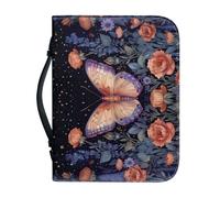 Étui en cuir pour Bible avec fermeture éclair organiseur de livres sac à main pour aller à l'église pour Pâques pour les déplacements quotidiens