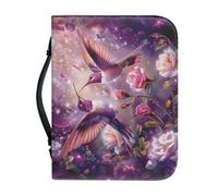 Étui en cuir pour Bible avec fermeture éclair organiseur de livres sac à main pour aller à l'église pour Pâques pour les déplacements quotidiens