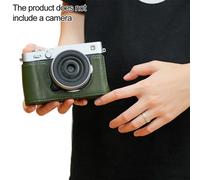 Étui en cuir pour boîtier d'appareil photo Fuji X-E5 avec poignée