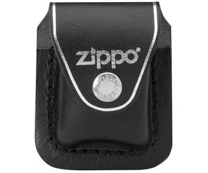 Étui en cuir pour briquet avec clip Zippo - Black