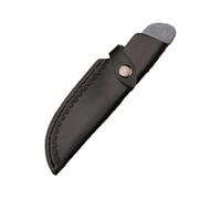 Étui en cuir pour couteaux, étui en cuir pour couteaux, support pour couteaux pliables | Sac multi-outils pour couteaux avec fermeture à pression, trappeur à couteaux avec boucle pour ci, Noir