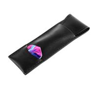 Étui en cuir pour fléchettes - Sac de rangement compact de 15,2 x 5,4 cm avec rangement de voyage - Kit de transport en cuir synthétique durable - Accessoire de sport avec design élégant - Support de
