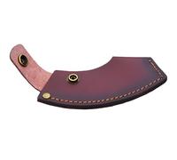 Étui en Cuir pour Grande Hache, 130 mm, protège-Lame pour haches avec Lame jusqu'à 11 cm, Cuir de Vache Pleine Fleur, Housse avec Boucle, Marron Classique
