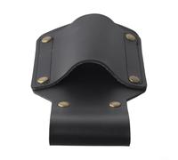 Étui en cuir pour hache - Design monté sur la taille - Pour une utilisation en extérieur - Offre un accès pratique aux outils et une protection (noir)