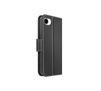 Etui en Cuir Premium pour iPhone 17e avec Porte-carte Support Vidéo Noir