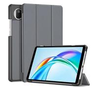 Étui en Cuir PU à Trois Volets for Tablette Huawei Honor Pad X7 8,7 Pouces JMS-W09/JMS-L09 2025, étui Rigide avec Support Intelligent(Gray)