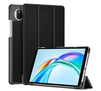 Étui en Cuir PU à Trois Volets for Tablette Huawei Honor Pad X7 8,7 Pouces JMS-W09/JMS-L09 2025, étui Rigide avec Support Intelligent(Black)