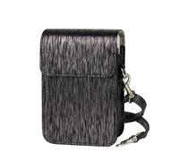 Étui en cuir PU pour Xiaomi ZINK,mini boîte pour imprimante photo,housse de transport avec sangle de protection - Type Black