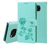 Étui En Cuir Pu Rose Pour Xiaomi Poco X3 Nfc Avec Support Et Emplacements Pour Cartes, Vert