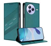 Étui en cuir rétro multi-fonction pour Xiaomi Civi 5 Pro, Vert foncé