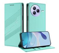 Étui en cuir rétro multi-fonction pour Xiaomi Civi 5 Pro, Vert menthe