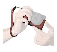 SMALLRIG 5678 Kit Étui Cuir pour Ricoh GR IV/III/IIIx/Etc. Rouge