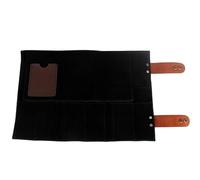 Étui en Cuir synthétique for Ciseaux de Coiffeur Professionnel pour Ranger Les Outils de Coiffure(Black)