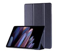 Étui en Cuir synthétique for Tablette Lenovo Tab M11 TB330FU 11 Pouces, Support Pliable en Trois Parties, Coque arrière en TPU Souple(Dark Blue)