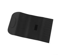 Étui en cuir synthétique pour fléchettes avec poignée en acier et pointes souples pouvant contenir soixante trois tiges de fléchettes et accessoires Noir