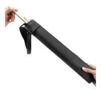 Étui en cuir synthétique pour maillet de batterie - 40 cm, sac de rangement, accessoire de batteur portable, durable, design moderne | Support léger pour baguettes de batterie pour débutants