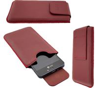 Étui en cuir véritable Étui pour téléphone portable adapté à Xiaomi et à d'autres modèles Xiaomi d'une taille de 152 x 76 x 9 mm