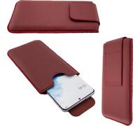 Étui en cuir véritable Étui pour téléphone portable adapté à Xiaomi et à d'autres modèles Xiaomi d'une taille de 165,5 x 78 x 10,5 mm