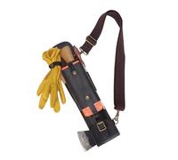 Étui en cuir véritable pour hache, hachette, outil d'abattage, pochette avec sangle de transport réglable pour camping en plein air