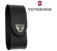 Etui en Cuir - VICTORINOX - 4.0520.3 - Noir - 91 mm - Compatible 6 à 14 pièces