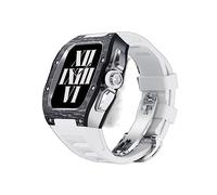 Étui en fibre de carbone de luxe pour la bande 45 mm série 8 7, pour la série Iwatch 6 5 4 SE Kit de conversion 44 mm avec outils