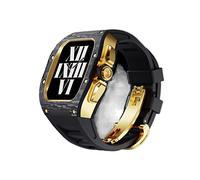 Étui en fibre de carbone de luxe pour la bande 45 mm série 8 7, pour la série Iwatch 6 5 4 SE Kit de conversion 44 mm avec outils