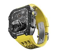 Étui en fibre de carbone en fluor en fluor, adapté à 8/7/6 / SE / 5/4 Remplacement de la sangle de la série, 45/44 mm Band de remplacement de la bande de remplacement du bracelet (couleur: 07, taille: