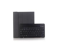 Etui en PU amovible bluetooth clavier pour votre Apple iPad air/air2/pro9.7/ipad5/6/7/8/9/2018/2017 - Noir
