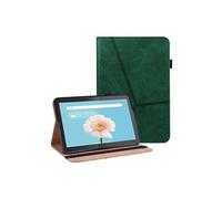 Etui en PU antichute, avec support et porte-cartes vert pour votre Lenovo Tab M10 TB-X505L/TB-X505F/TB-X605L/TB-X605F/P10 TB-X705F/TB-X705L