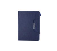 Etui en PU avec boucle et fente stylo pour Apple iPad 5/ Air A1474 A1475 A1476 - Bleu