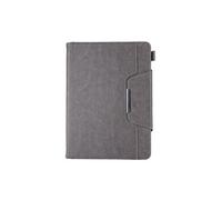 Etui en PU avec boucle et fente stylo pour Apple iPad 9.7 2017/2018 A1822 A1823 A1893 A1954 - Gris