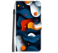 Etui en PU Cuir Coque pour Google Pixel 6a Flip Folio Housse Magnétique Couleur Douce et technologique Étui a Rabat Portefeuille Antichoc Porte Carte Housse Flip Stand Case Protective