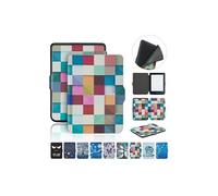 Etui en PU Motif à carreaux pour votre Kobo Clara HD