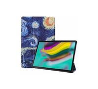 Etui en PU tri-pliure Bleu Peint avec support pour votre Samsung Galaxy Tab S5E 10.5 (2019) T720/T725