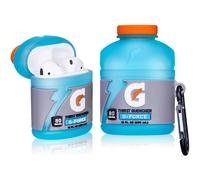 Étui en PVC pour AirPods 1/2 avec porte-clés, protection souple