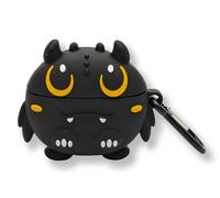 Étui en Silicone 3D Dessin Animé Compatible avec Apple AirPods 4, AIYAAAIYA Mignon Amusant Imperméable et Antichoc pour Boîtier de Charge des Écouteurs sans Fil avec Porte Clés (Night Dragon)