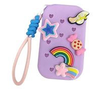 Étui en silicone à couverture complète pour bouteilles de désinfectant pour les mains, y compris porte-clés et styles personnalisables