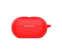 étui en silicone anti-rayures pour écouteurs Beats Solo Buds (rouge), compatible Bluetooth.