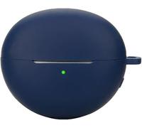 Étui En Silicone Antichoc Pour Huawei Freeclip - Coque Fine Et Résistante, Attache Porte-Clés, Compatible Charge Sans Fil - Bleu Marine