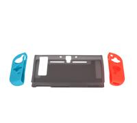 Étui en silicone avec effet amortissant, pour des sessions de jeu Nintendo Switch sans interruption, incluant un étui de protection souple pour la