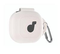 Étui en Silicone Beige avec Protection complète et Mousqueton pour Anker SoundCore P40i