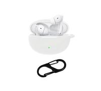 étui en silicone blanc compatible avec le bo?tier de charge des écouteurs Bluetooth Oppo Enco Free 3.