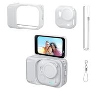 Étui en Silicone Cache-Objectif pour Insta360 Go Ultra, Caméra Sportive Protecteur en Caoutchouc Souple Housse de Protection Anti-Chute et Anti-Rayures (Gris)
