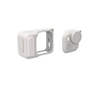 Étui en Silicone caméra d'action pour Insta360 GO Ultra, Housse de Protection intégrale Anti-Rayures et Antichoc avec Cache-Objectif (Noir)